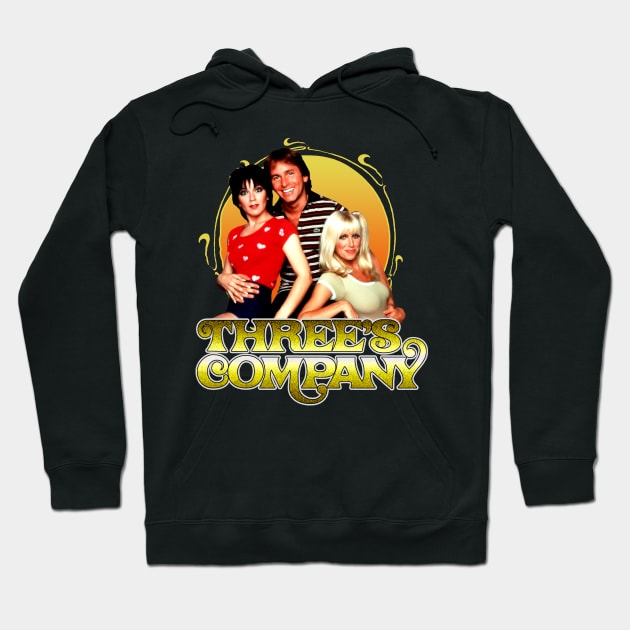 Retro Threes company 80s Hoodie by Junnas Tampolly